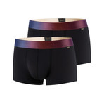 Hot Retro Imari Boxer Brief // Black // 2-Pack (S)