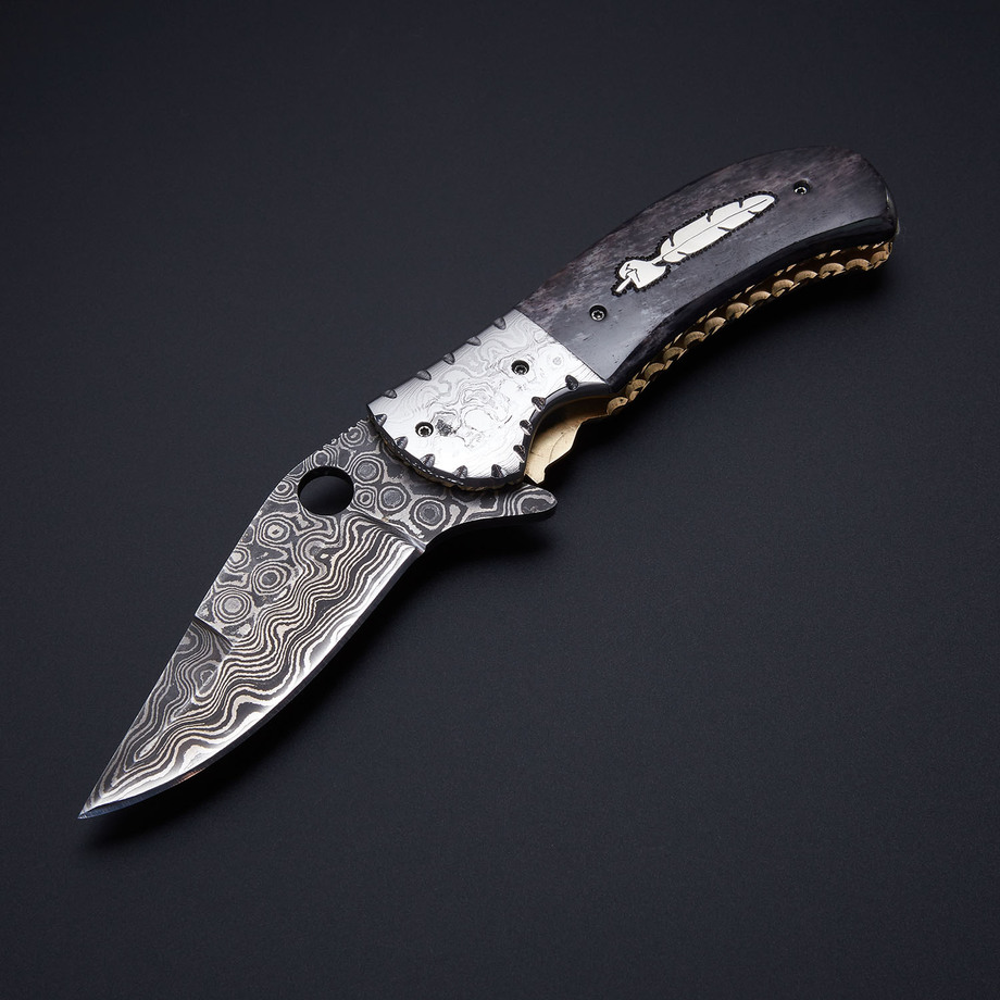 Yellowhorse - Damascus Knives By Brian Yellowhorse - Touch of Modern