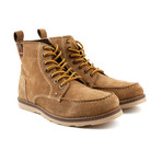 Buck Suede Lace-Up Boot // Tan (US: 9.5)