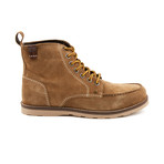 Buck Suede Lace-Up Boot // Tan (US: 9.5)