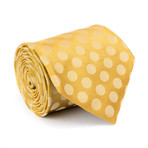 Zegna // Grosgrain Dot Tie // Yellow