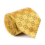 Zegna // Concentric Square Tie // Yellow
