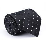Zegna // Mini Square Tie // Black