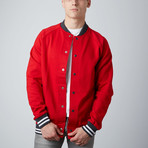 Varsity Jacket // Red (XS)