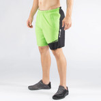 Origin Active Short // Black + Lime Green (L)