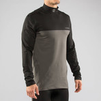 Stay Warm Long-Sleeve Shirt // Black + Grey (M)