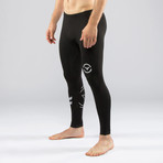 Stay Warm Compression V3 Tech Pant // Black + Silver (XL)
