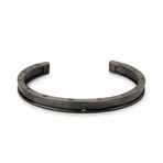 Armour Steel Cuff // Aged Black