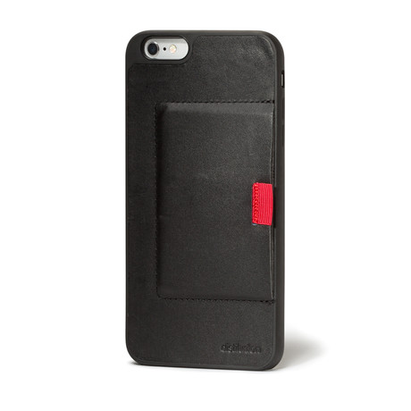 Wally Case // Black + Red (iPhone 6/6s)