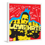 Love Hate (12"W x 12"H x 1.5"D)