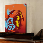 Space Helmet Orange (12"W x 18"H x 1.5"D)