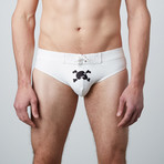 Swim Brief // Optic White (S)