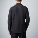 Cupert Long Sleeve Button-Up Shirt // Charcoal (M)