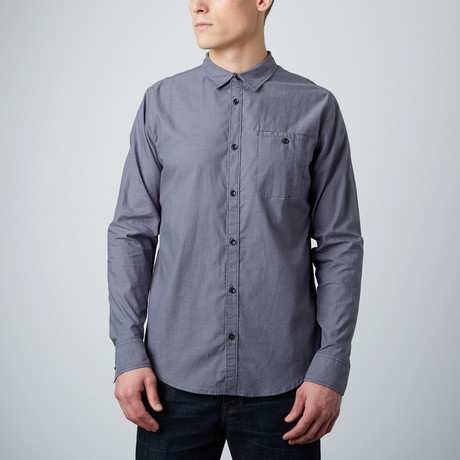 Camden Long-Sleeve Button-Down Shirt // Navy (XS)