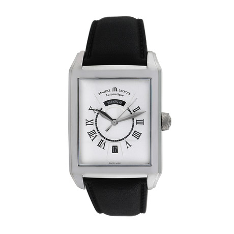 Maurice Lacroix Pontos Rectangulaire Day-Date Automatic // PT6147-SS001-11E // 816-TM210032 // Store Display