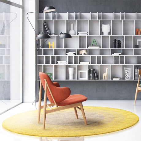 URBN by Modloft // Yellow Fading Sun Rug