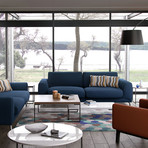 URBN by Modloft // Petrol Blue Kaleidoscope Rug