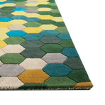 URBN by Modloft // Green Kaleidoscope Rug