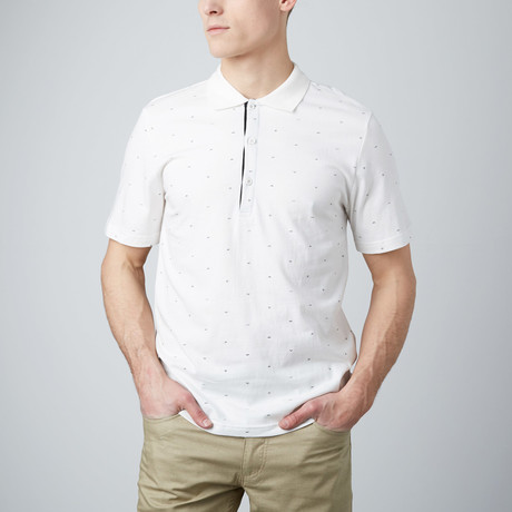Modern Amusements // Icons Short Sleeved Polo // Off White (S)