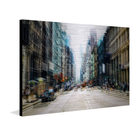 Wide Avenue // Aluminum (18"W x 12"H x 1.5"D)