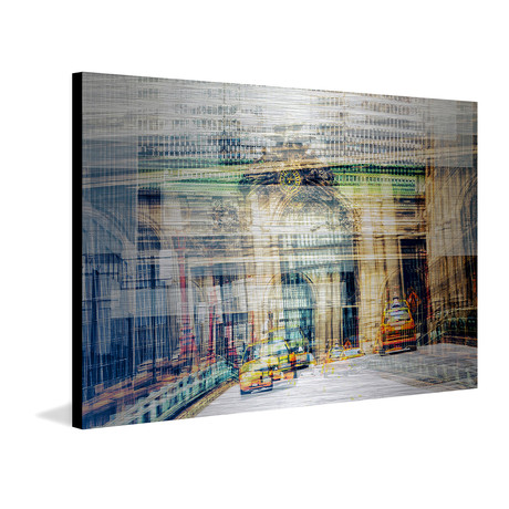 NYC Station // Aluminum (18"W x 12"H x 1.5"D)