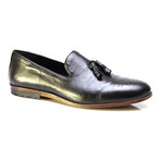 Medallion Tassel Loafer // Black (Euro: 44)