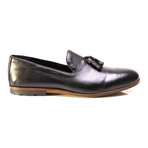 Medallion Patent Leather Loafer // Black (Euro: 45)