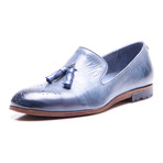 E. Goisto // Medallion Tassel Loafer // Sky Blue (Euro: 40)