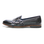 Double Monk Apron Loafer // Black (Euro: 40)