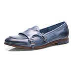 Double Monk Apron Loafer // Sky Blue (Euro: 41)