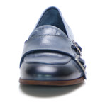 Double Monk Apron Loafer // Sky Blue (Euro: 41)