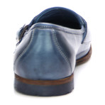 Double Monk Apron Loafer // Sky Blue (Euro: 43)