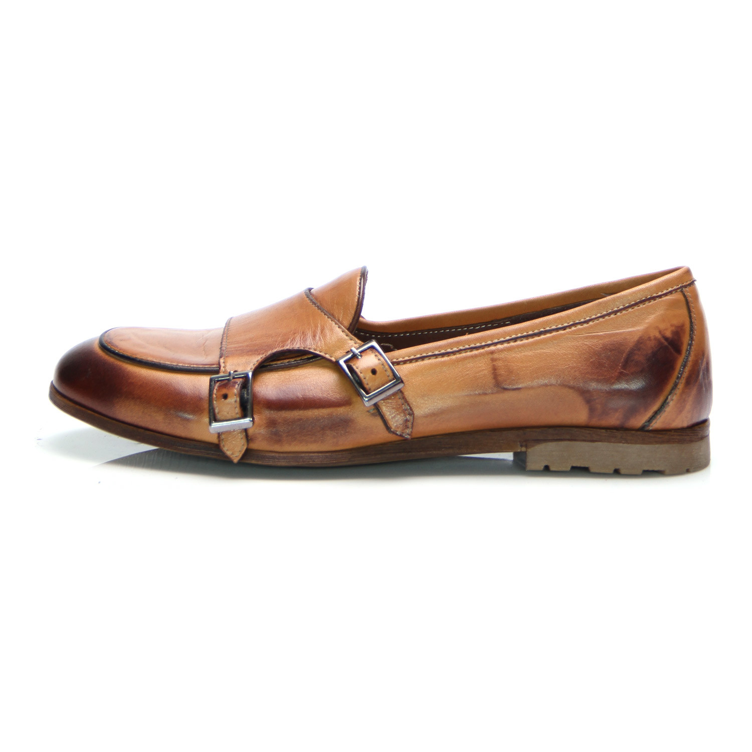 double monk strap loafer