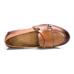 Double Monk Strap Loafer // Tobacco (Euro: 40)