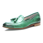 Apron Tassel Loafer // Green (Euro: 44)