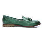 Apron Tassel Loafer // Green (Euro: 44)