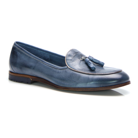 Apron Tassel Loafer // Sky Blue (Euro: 40)