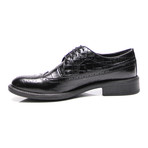 Crocodile Longwing Brogue Derby // Black (Euro: 42)