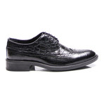 Crocodile Longwing Brogue Derby // Black (Euro: 40)