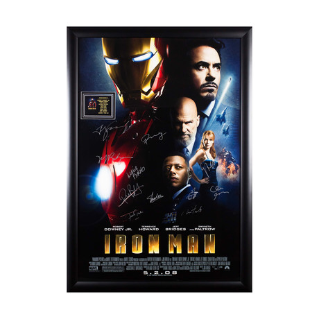 Iron Man Signed Movie Poster