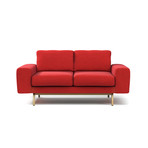 Anders // Loveseat (Bright Red)