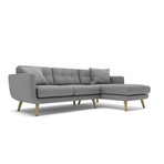 Wagner Sectional Sofa // Gray (Left Chaise)