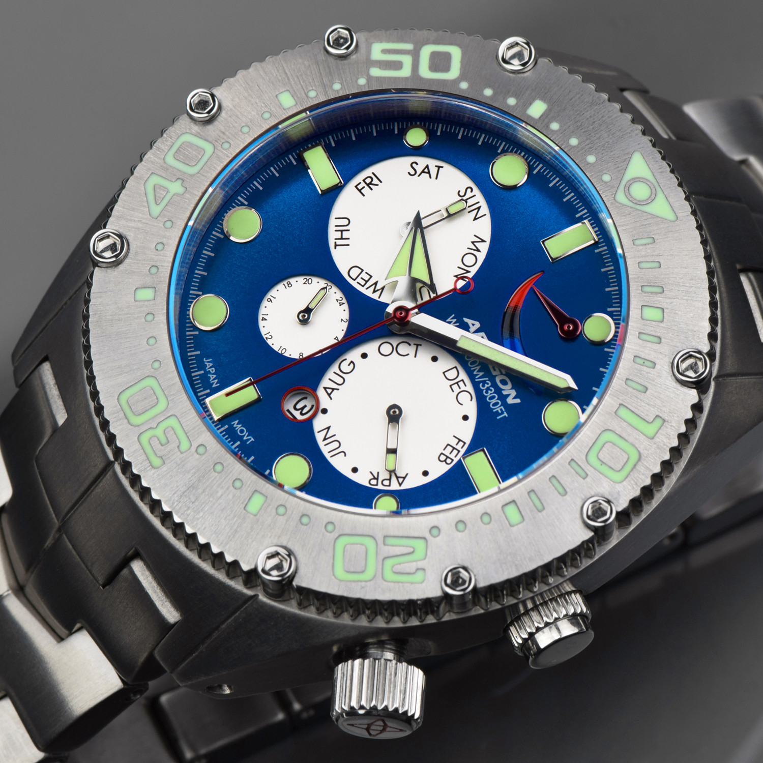 Aragon Virtuoso Titanium 9100 Automatic A007BLU ARAGON Watch aragon-virtuoso-titanium-9100-automatic-a007blu-aragon-watch