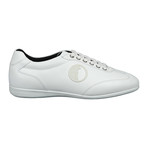 Almond Toe Lace-Up Sneaker // White (Euro: 43)