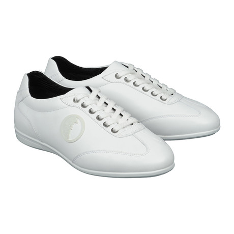 Almond Toe Lace-Up Sneaker // White (Euro: 39)