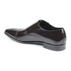 Double Monk Strap Cap Toe Loafer // Brown (Euro: 40)