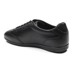 Almond Toe Lace-Up Sneaker // Black (Euro: 42)
