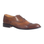 Il Calzolaio // Leather Perforated Captoe Oxford // Tan (Euro: 44)