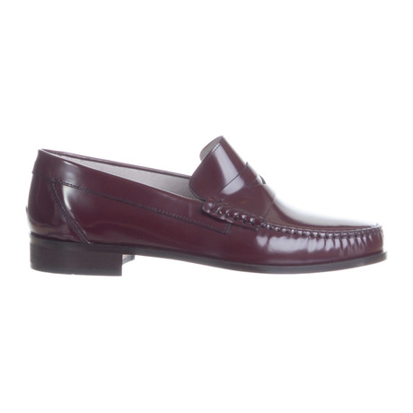 Patent Leather Penny Loafer // Bordeaux (Euro: 39)