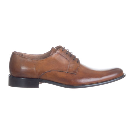 Leather Plain Toe Brogue // Tan (Euro: 39)